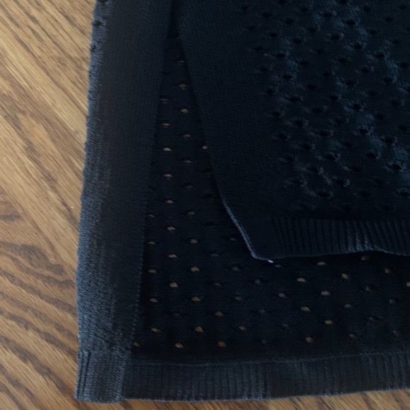 ⚫️Top Shop women’s open design black long sleeve sweater - Picture 8 of 8